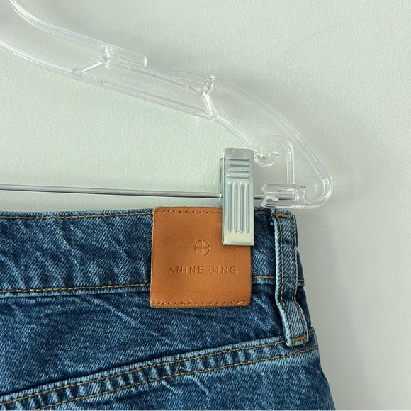Anine Bing BRILEY JEAN Arctic Blue Relax Fit Size 28 - Picture 3 of 12